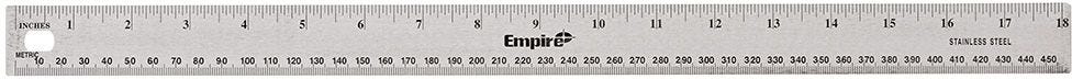 Empire 27318 18-in Stainless Steel Rule