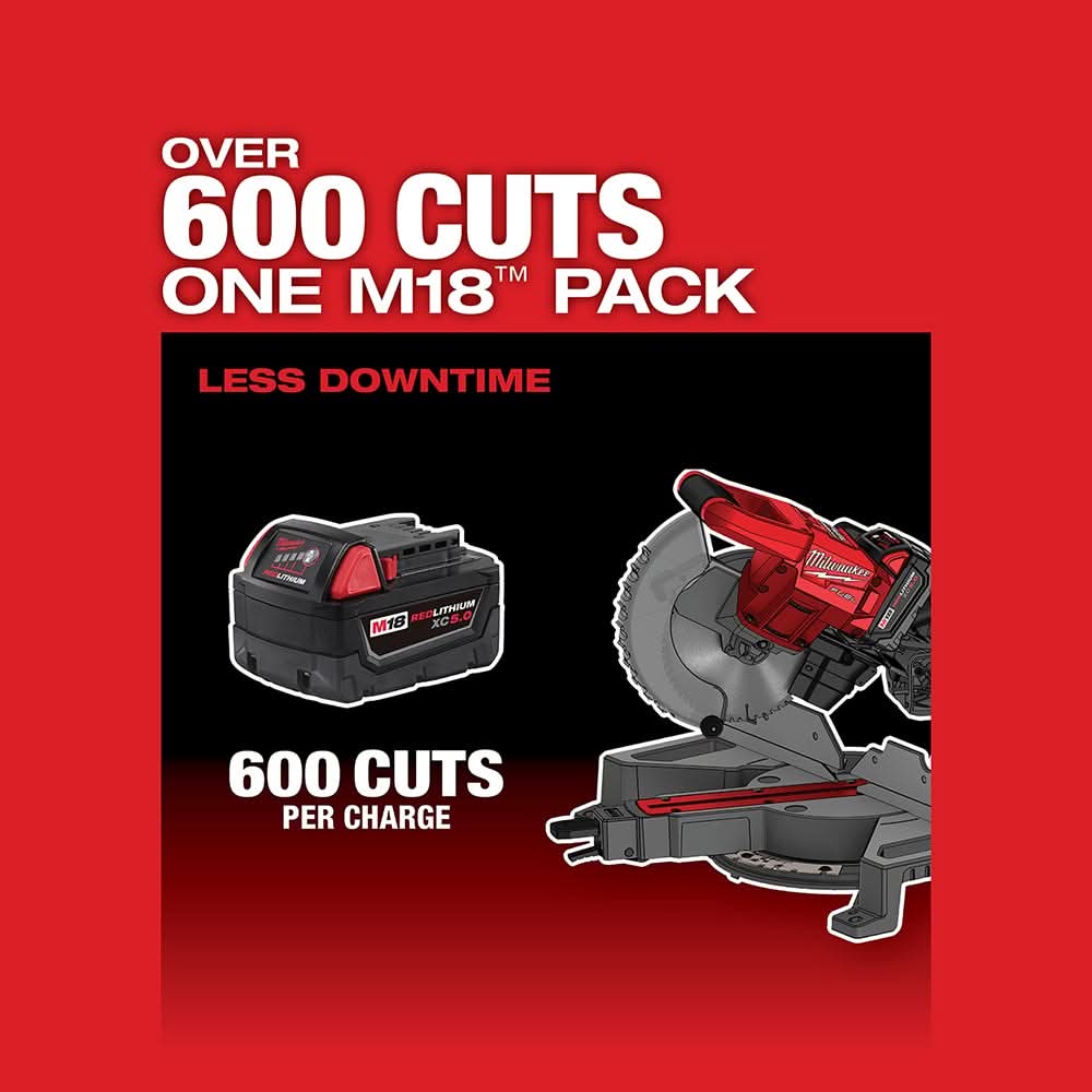 Milwaukee 2733-20 M18 Fuel 7-1/4 Dual Bevel Sliding Compound Miter