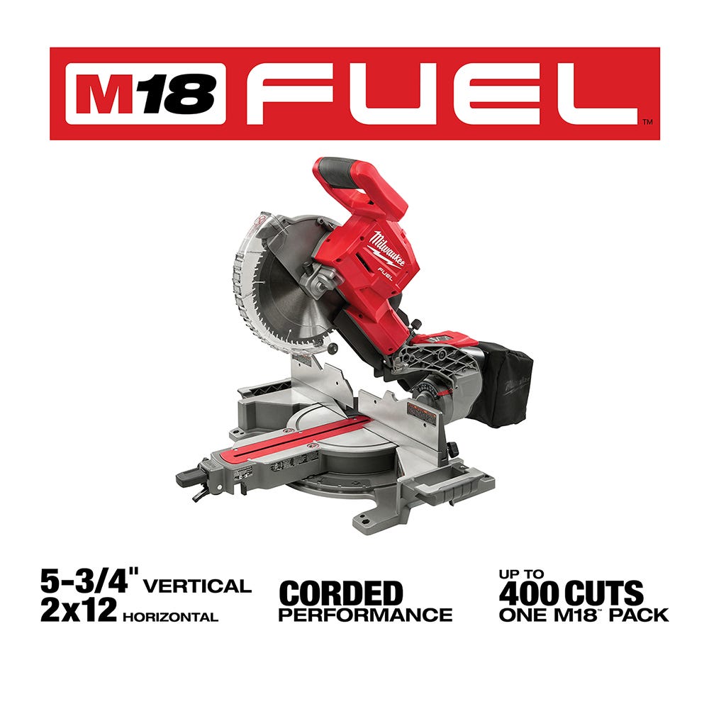 Milwaukee 2734-20 M18 10" Dual Bevel Sliding Compound Miter Saw