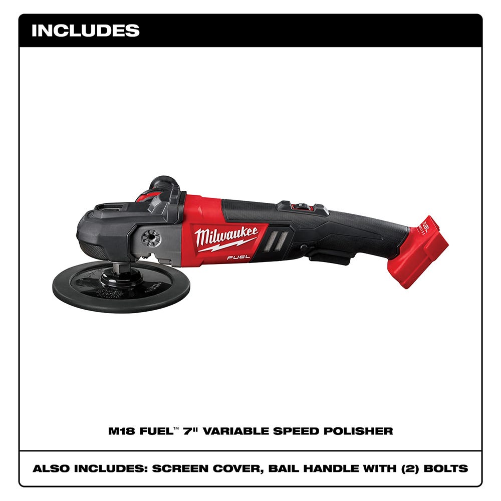 Milwaukee 2738-20 M18 7" Variable Speed Polisher (Tool Only)