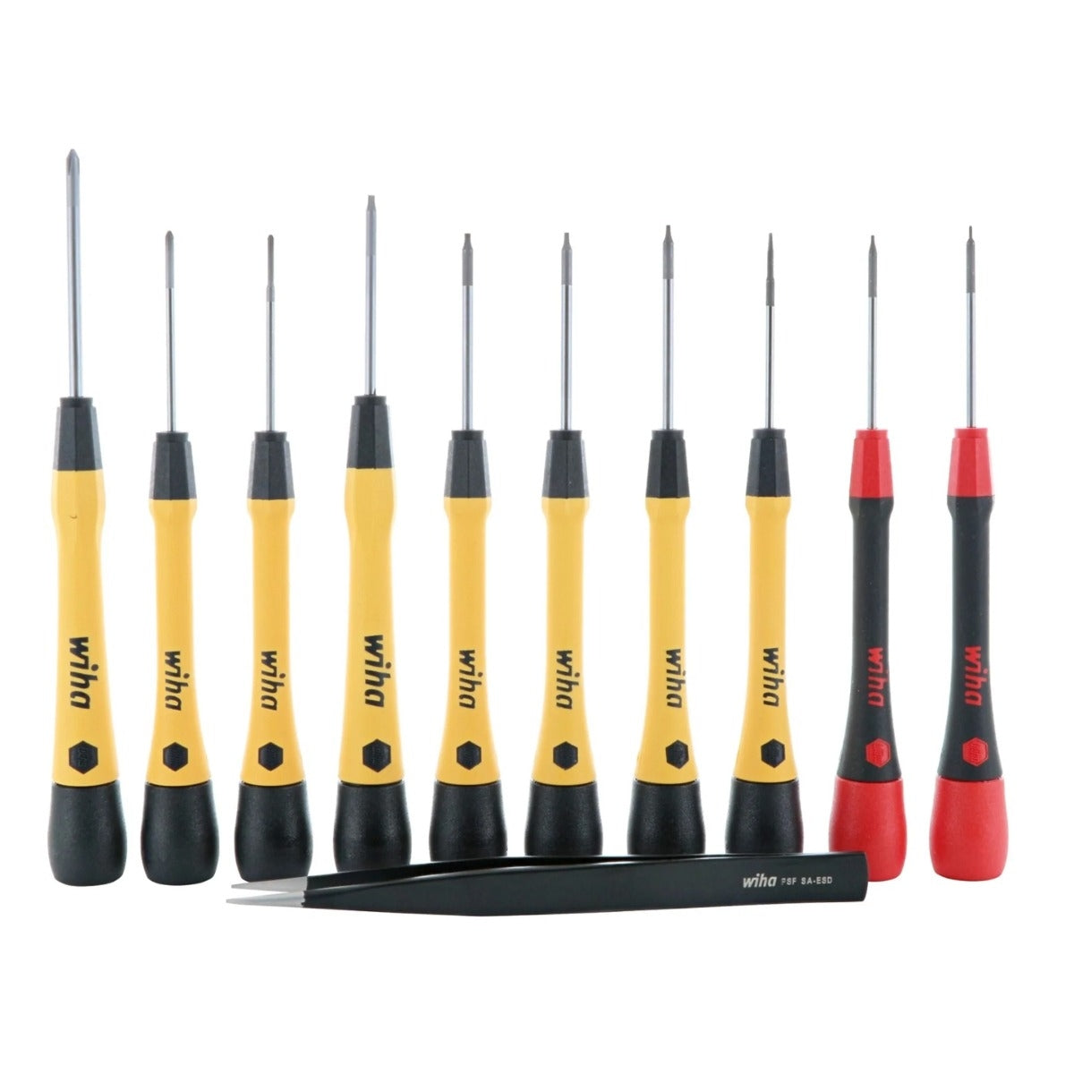 Wiha 27394 11-Piece ESD Safe PicoFinish Precision Screwdriver Set