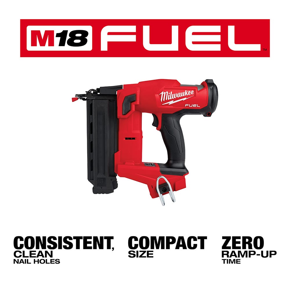 Milwaukee 2746-20 M18 FUEL Brushless Cordless 18-Gauge Brad Nailer, Tool Only