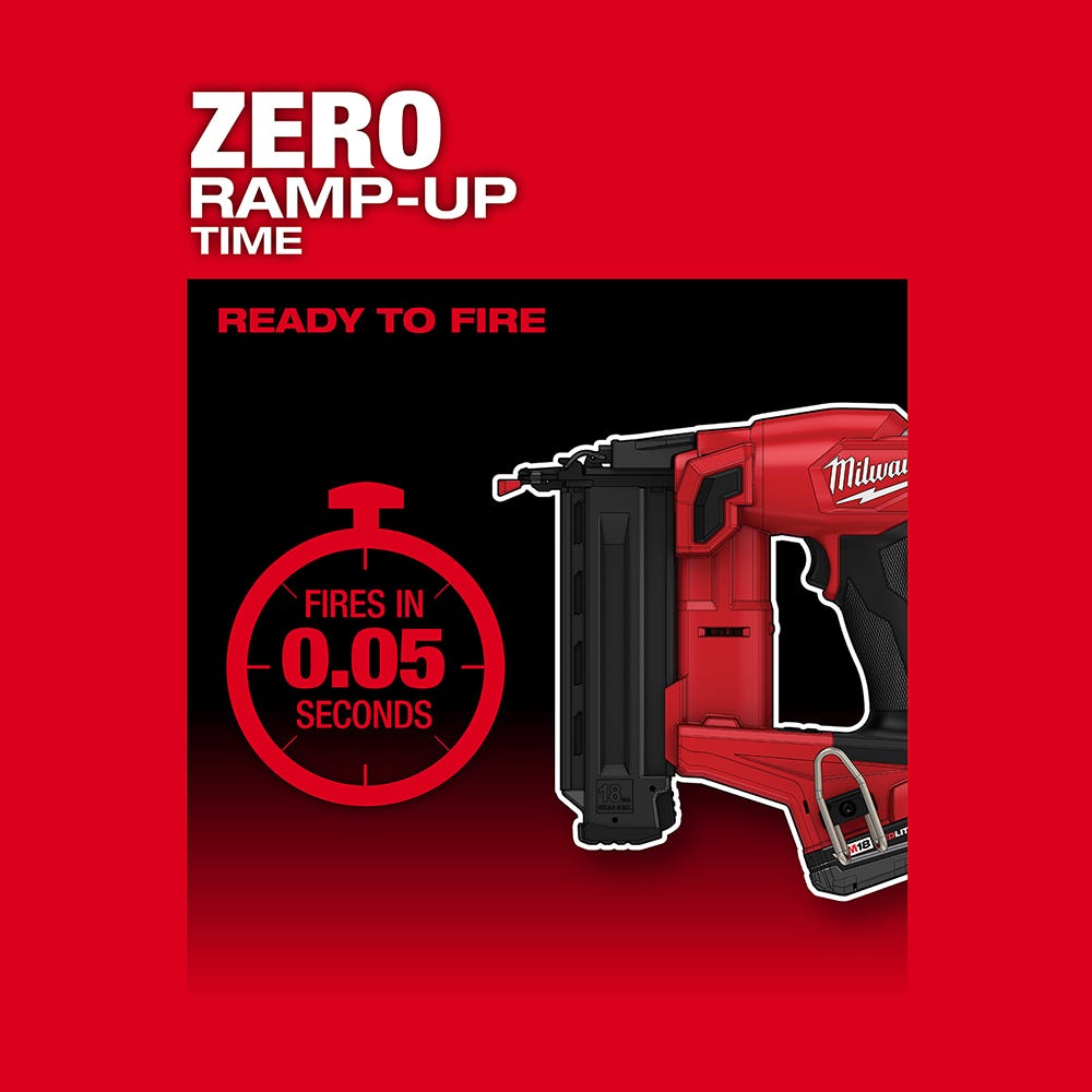 Milwaukee 2746-20 M18 FUEL Brushless Cordless 18-Gauge Brad Nailer, Tool Only