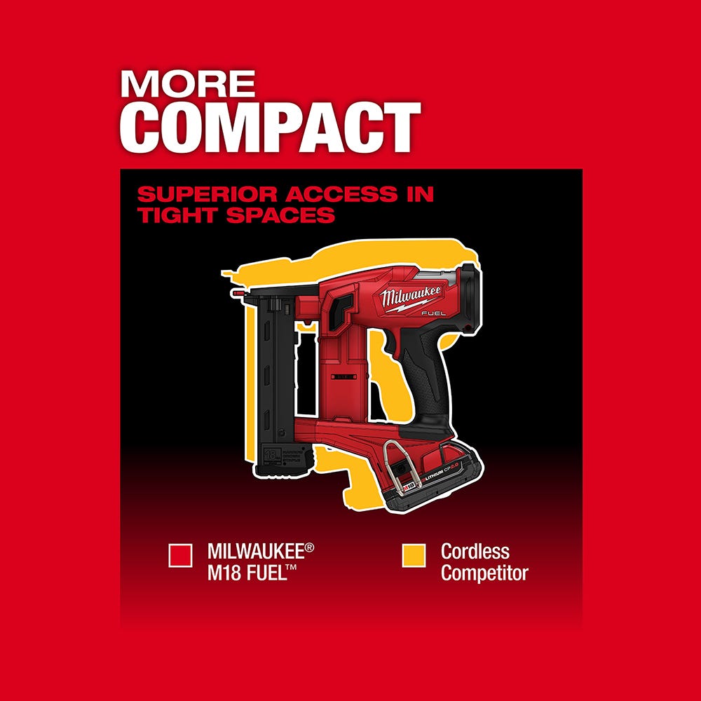 Milwaukee 2749-20 M18 FUEL 18-Gauge 1/4" Narrow Crown Stapler, Tool Only
