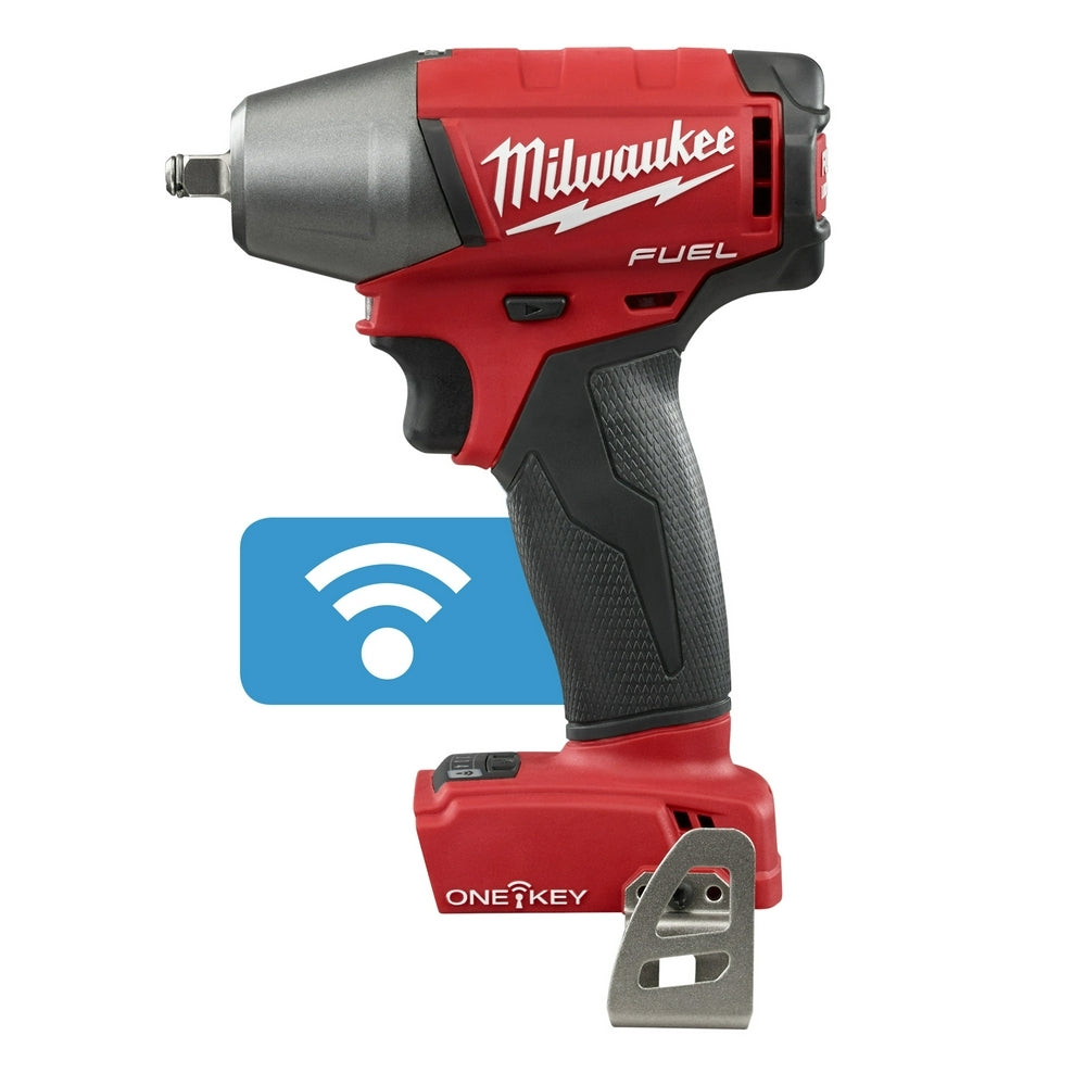 Milwaukee 2758-20 M18 ONE-KEY 3/8" Compact Impact Wrench w/ Friction Ring, Tool Only