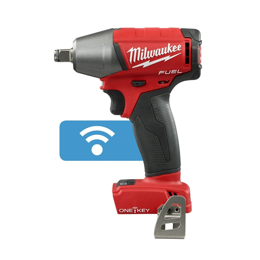 Milwaukee 2759B-20 M18 ONE-KEY 1/2" Compact Impact Wrench w/ Friction Ring, Tool Only