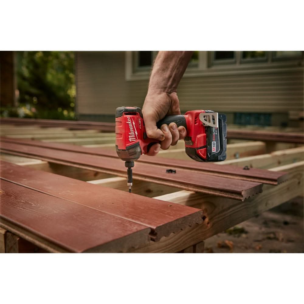 Milwaukee M18 FUEL SURGE 1/4" Hex Hydraulic Driver with M18 REDLITHIUM HIGH OUTPUT XC 6.0Ah Battery 2-Pack