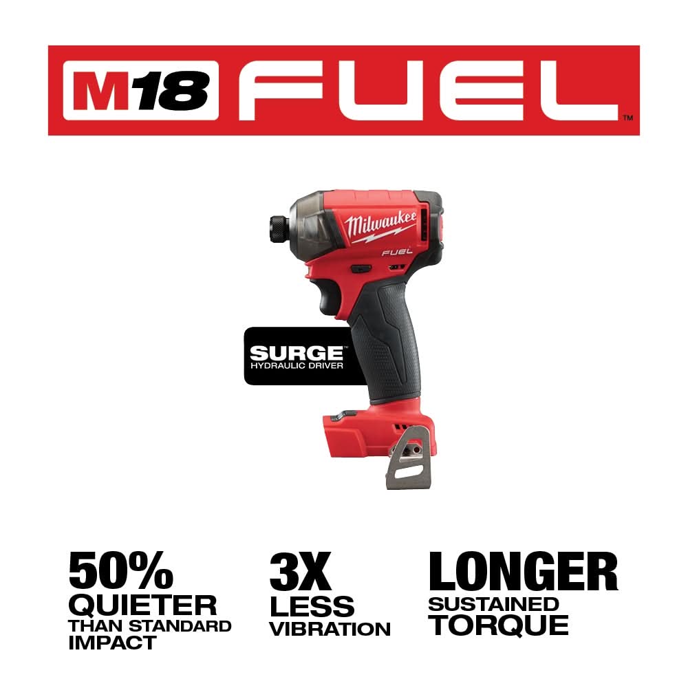 Milwaukee 2760-20 M18 FUEL SURGE 1/4" Hex Hydraulic Driver, Tool Only (PROMO)