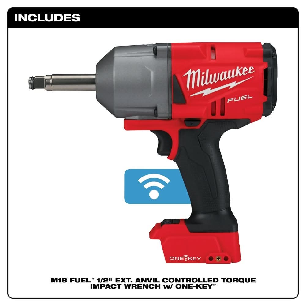 Milwaukee 2769-20 M18 FUEL Brushless One-Key 1/2" Controlled Torque Impact Wrench, Tool Only