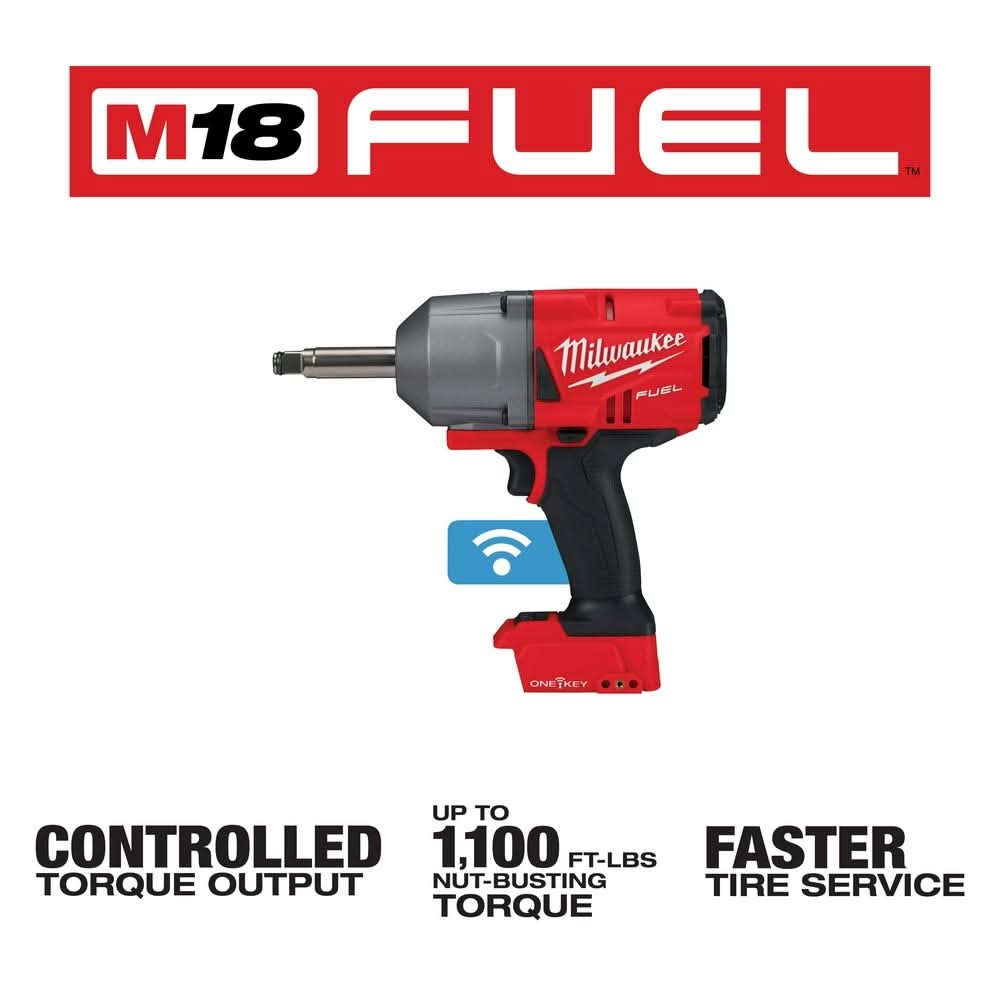 Milwaukee 2769-20 M18 FUEL Brushless One-Key 1/2" Controlled Torque Impact Wrench, Tool Only