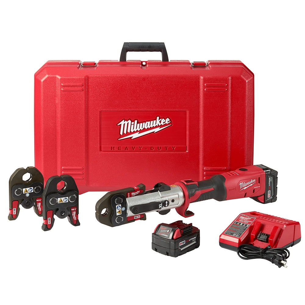 Milwaukee 2773-22L M18 Force Logic Long Throw Press Tool 1/2-1-Inch 3.0Ah Kit