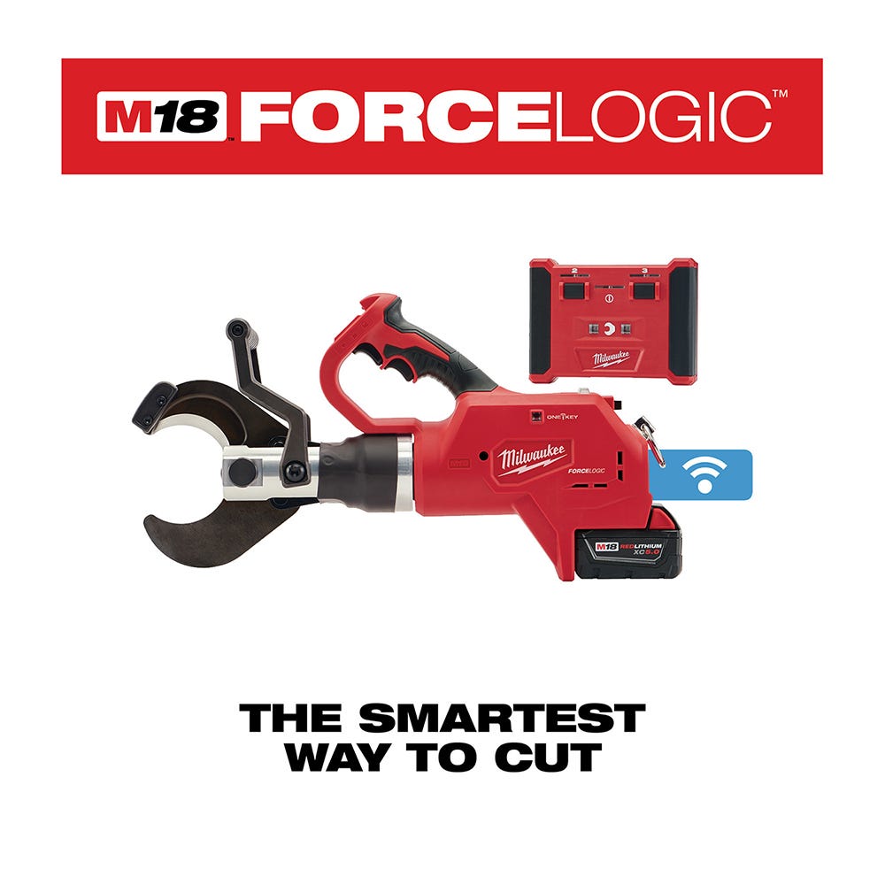 Milwaukee 2776R-21 M18 FORCE LOGIC 3 Underground Cable Cutter w/ Wireless Remote