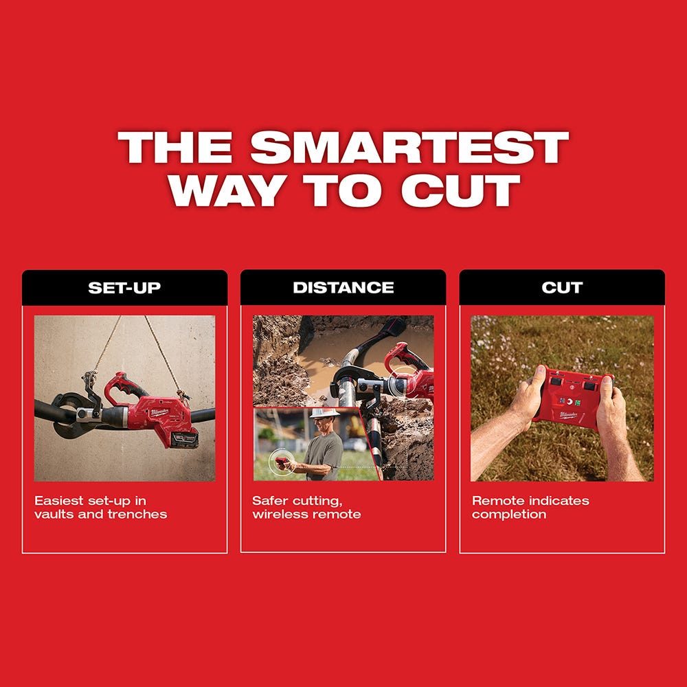 Milwaukee 2776R-21 M18 FORCE LOGIC 3 Underground Cable Cutter w/ Wireless Remote