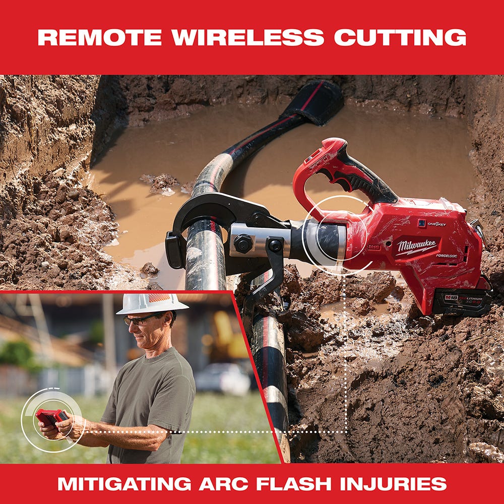 Milwaukee 2776R-21 M18 FORCE LOGIC 3 Underground Cable Cutter w/ Wireless Remote