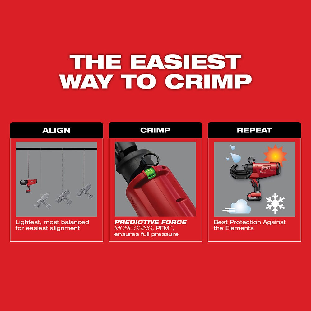 Milwaukee 2778-22 M18 FORCE LOGIC 12 Ton Crimper