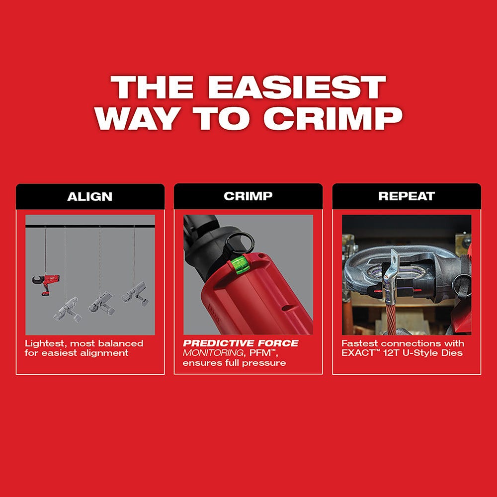 Milwaukee 2779-22 M18 FORCE LOGIC 750 MCM Crimper