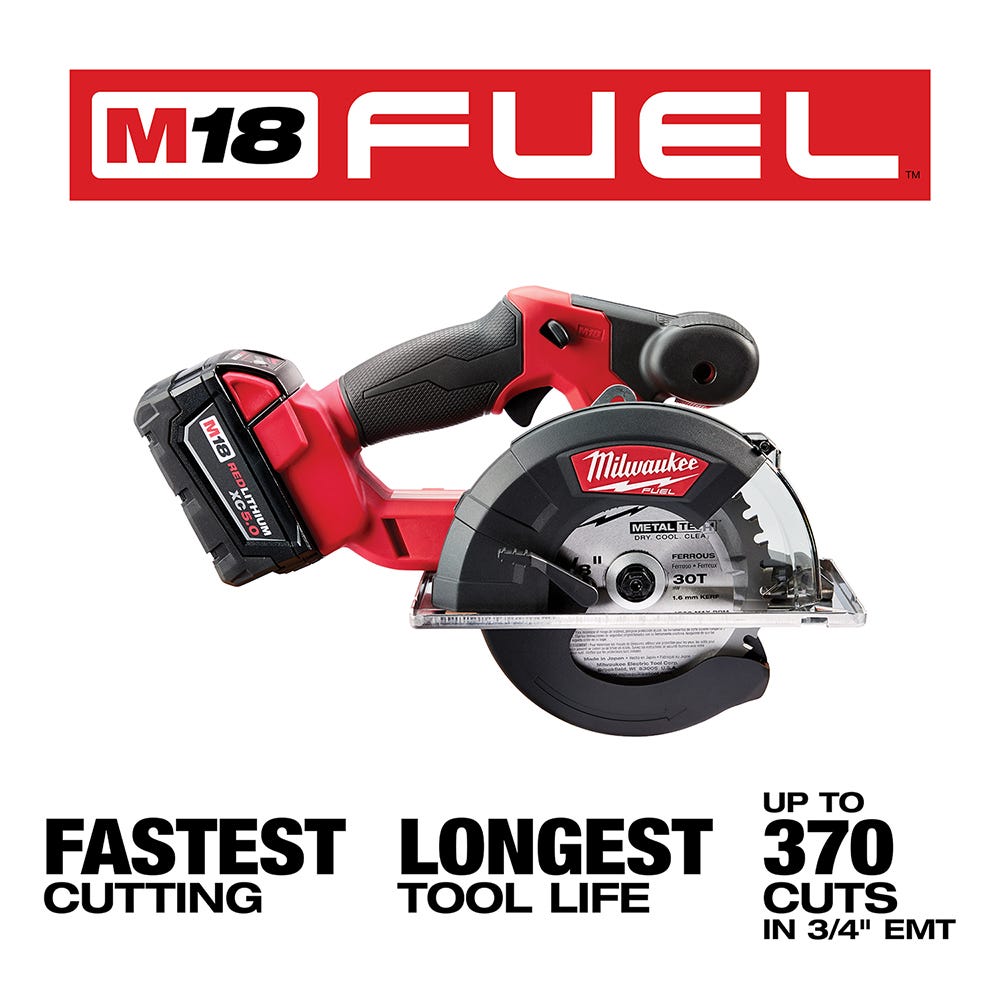 Milwaukee 2782-20 M18 Fuel 5-3/8" Metal Cutting Circular Saw, Tool Only