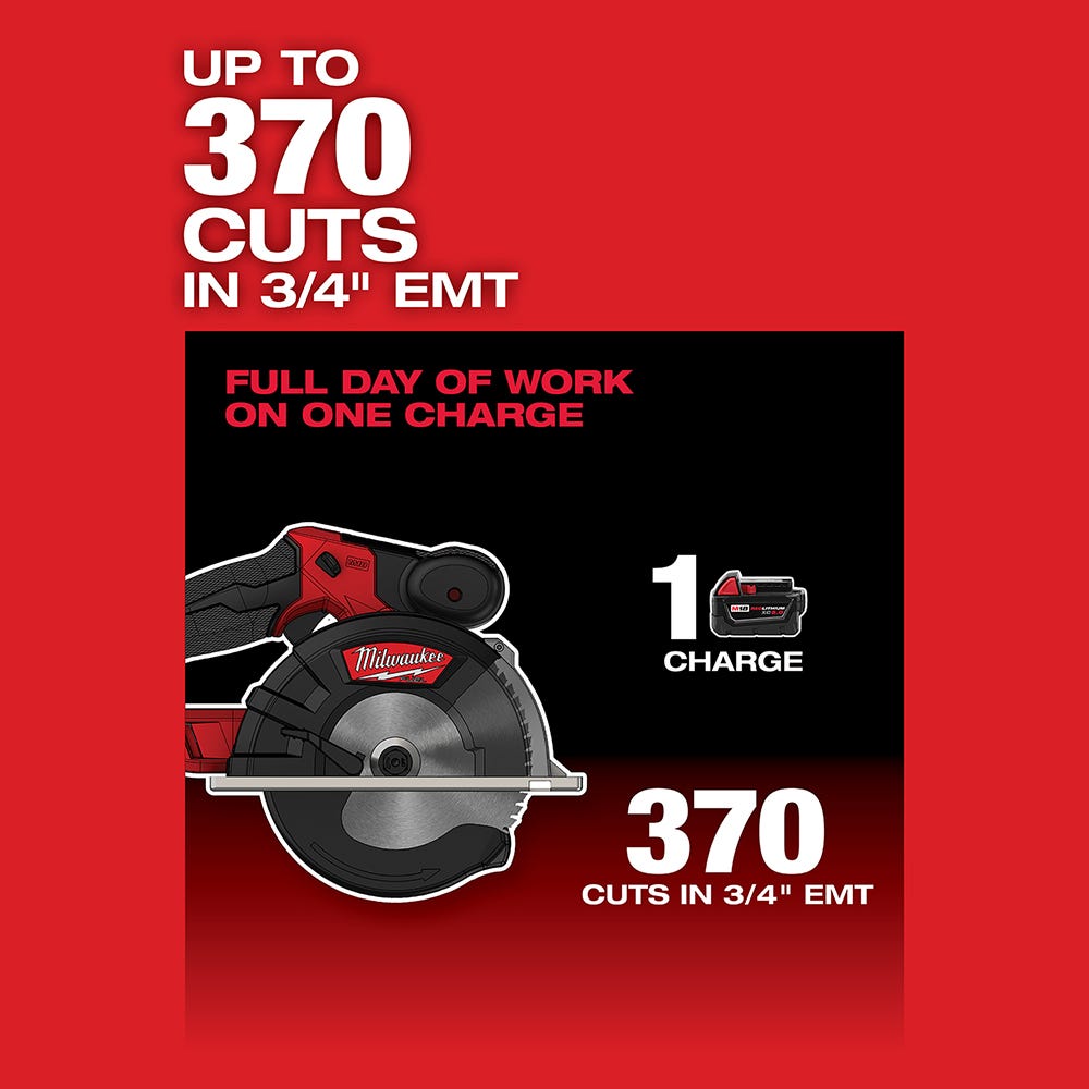 Milwaukee 2782-20 M18 Fuel 5-3/8" Metal Cutting Circular Saw, Tool Only