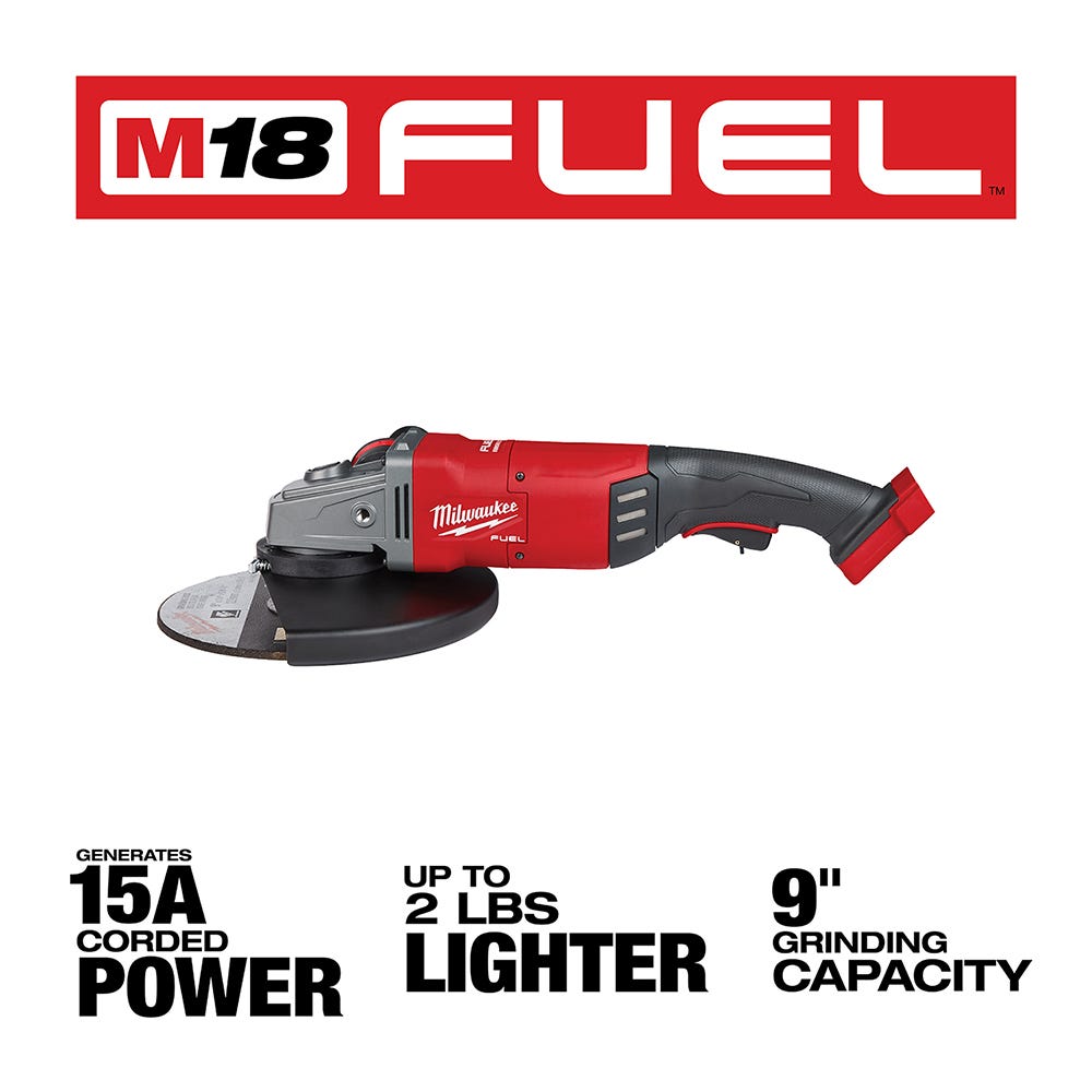 Milwaukee 2785-20 M18 FUEL 7" / 9" Large Angle Grinder, Tool Only