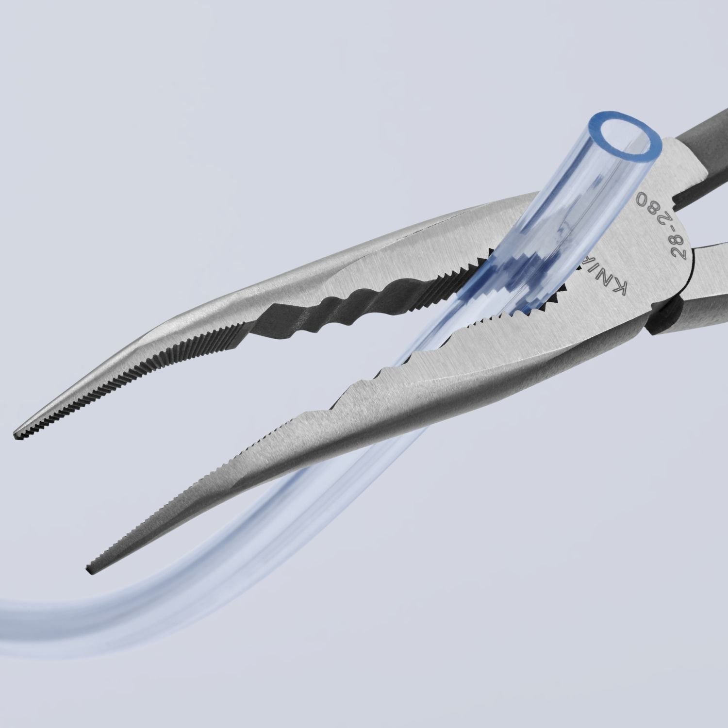 Knipex 28 81 280 Extra Long Needle-Nose 45&deg; Angled Pliers