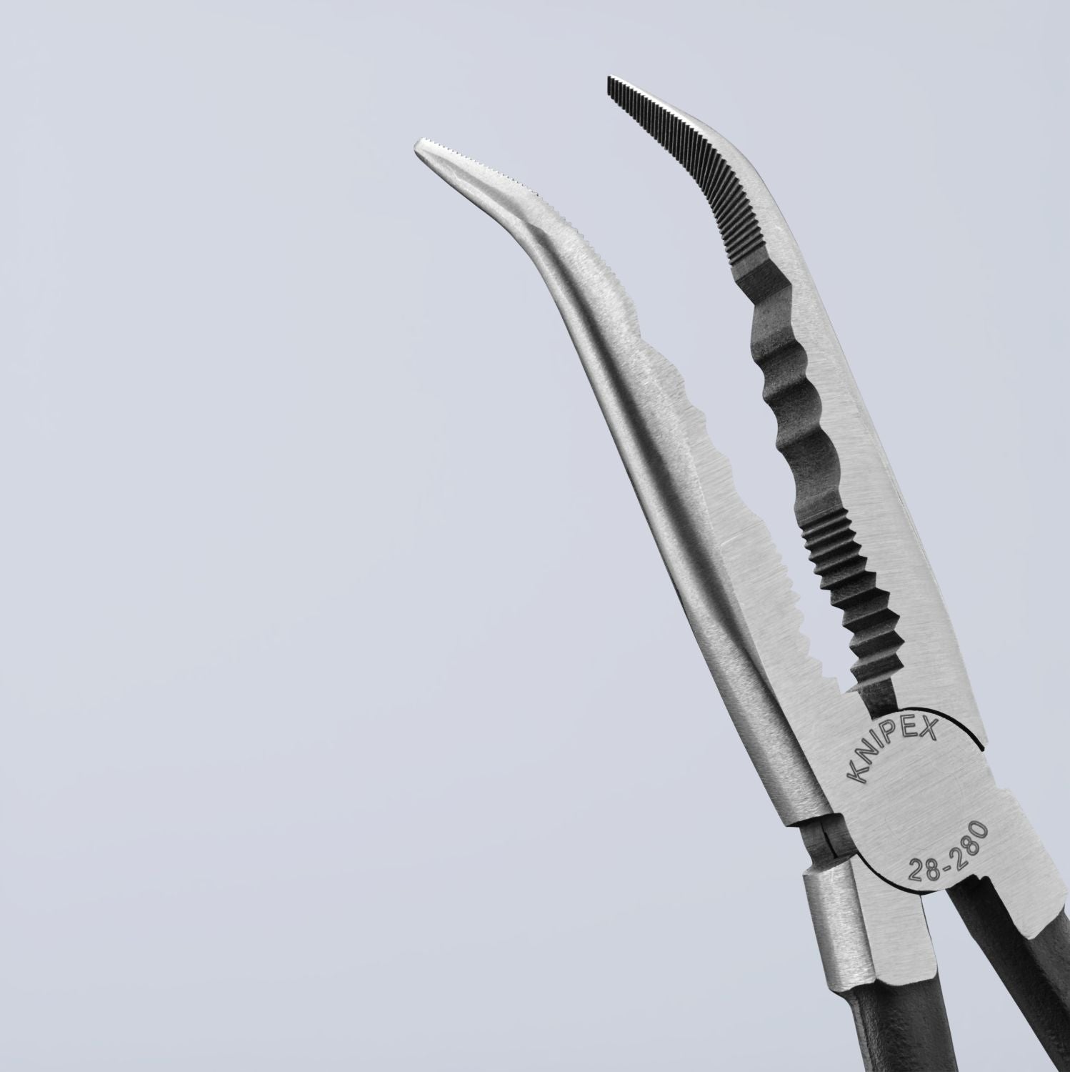 Knipex 28 81 280 Extra Long Needle-Nose 45&deg; Angled Pliers