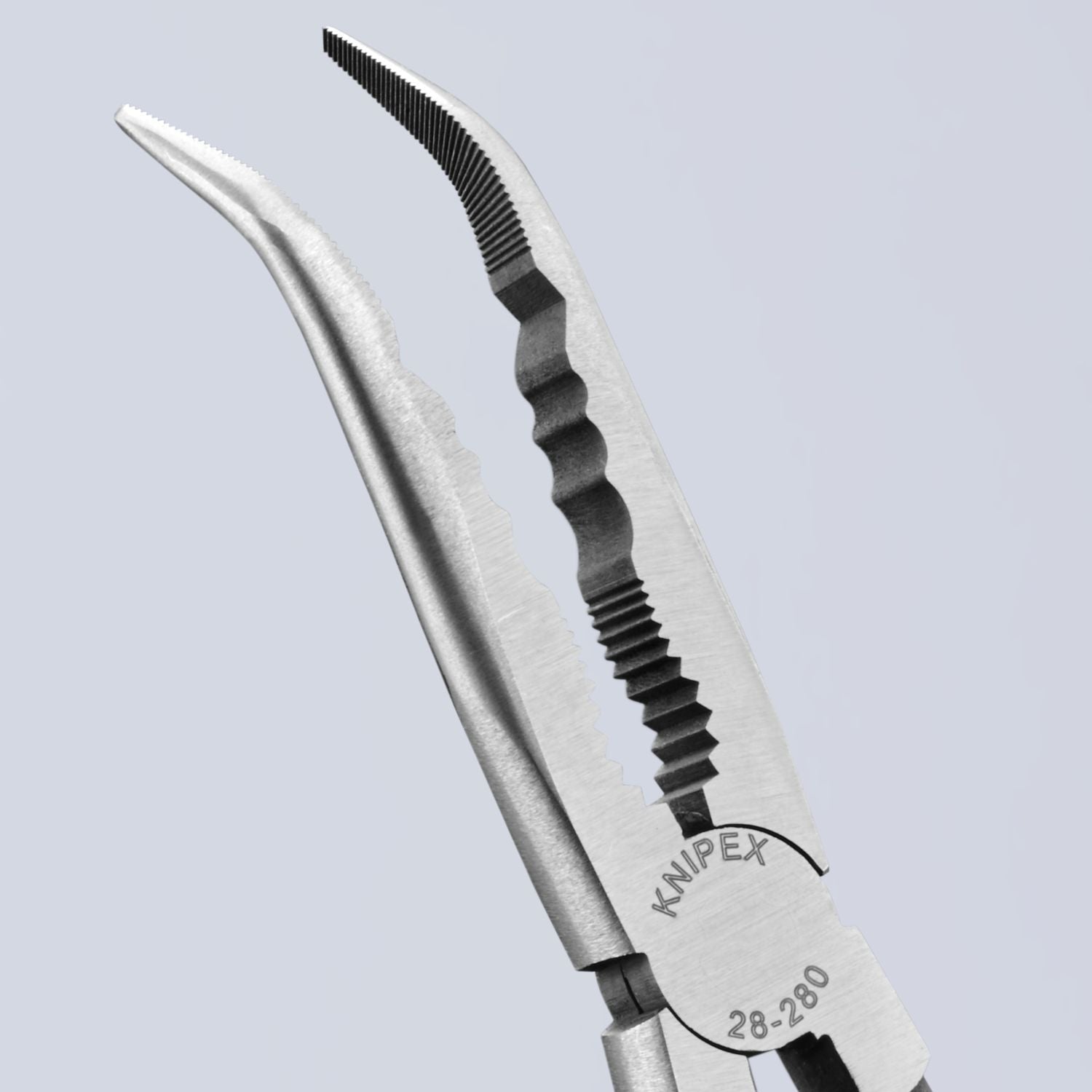 Knipex 28 81 280 Extra Long Needle-Nose 45&deg; Angled Pliers