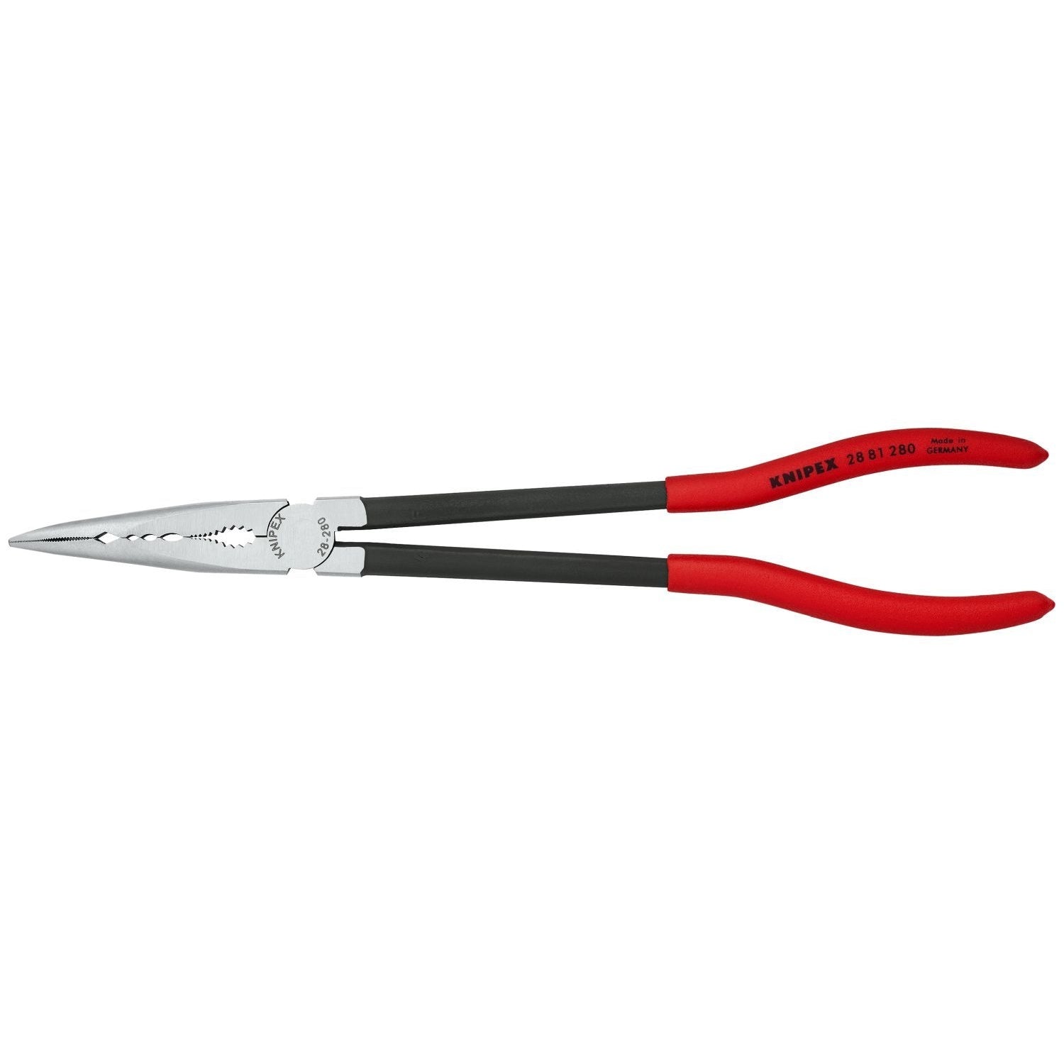 Knipex 28 81 280 Extra Long Needle-Nose 45&deg; Angled Pliers