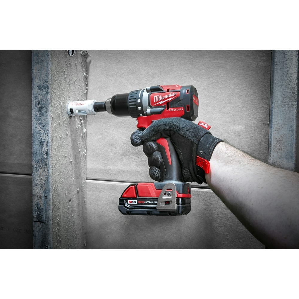 Milwaukee 2801-22CT M18 Compact Brushless 1/2-Inch Drill Compact 2.0Ah Kit