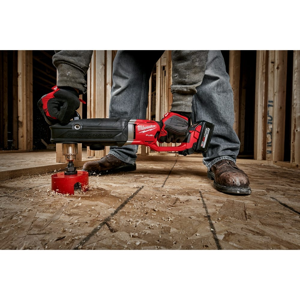 Milwaukee 2809-20 M18 FUEL Super Hawg 1/2" Right Angle Drill, Tool Only