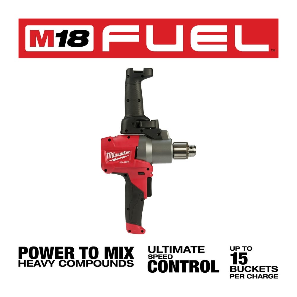 Milwaukee 2810-20 M18 Fuel Mud Mixer With 180&deg; Handle (Tool Only)