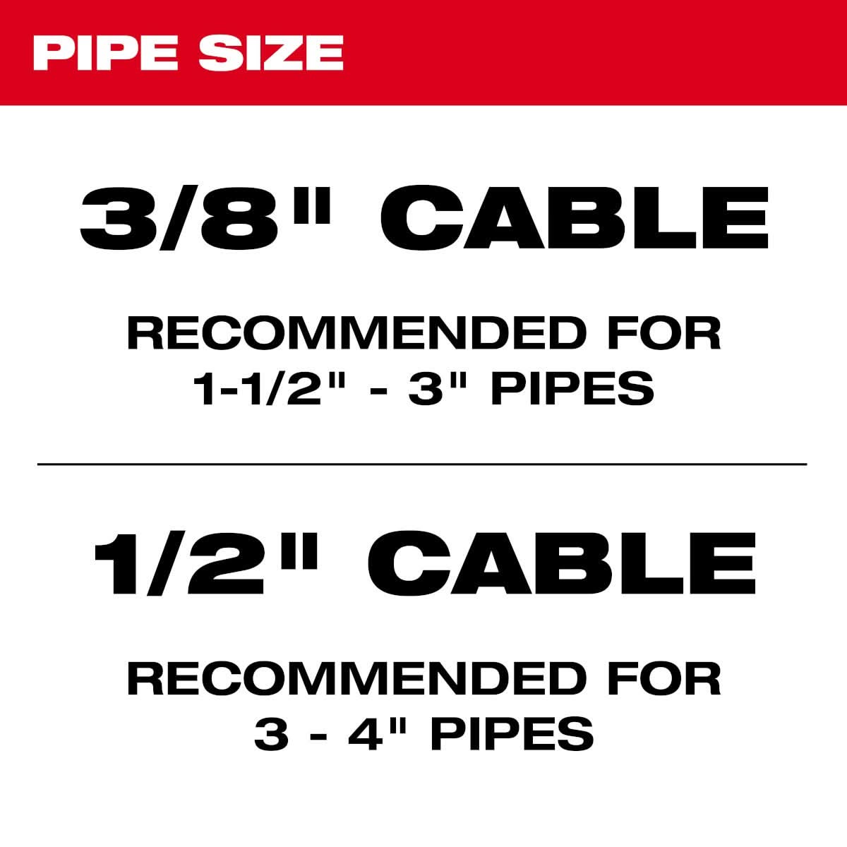 Milwaukee 48-53-2778 1/2-in x 75-ft Inner Core Cable