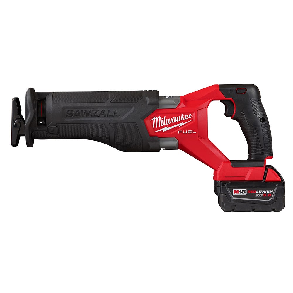 Milwaukee 2821-22 M18 FUEL SAWZALL Recip Saw, 5.0Ah Kit