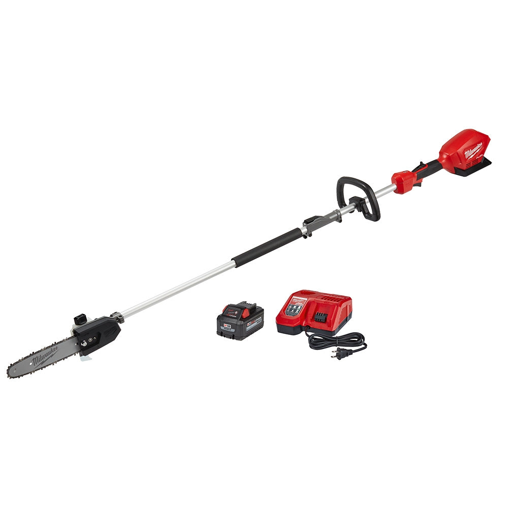 Milwaukee 2825-21PS M18 FUEL 10" Pole Saw 8.0Ah Kit w/ QUIK-LOK Attachment Capability