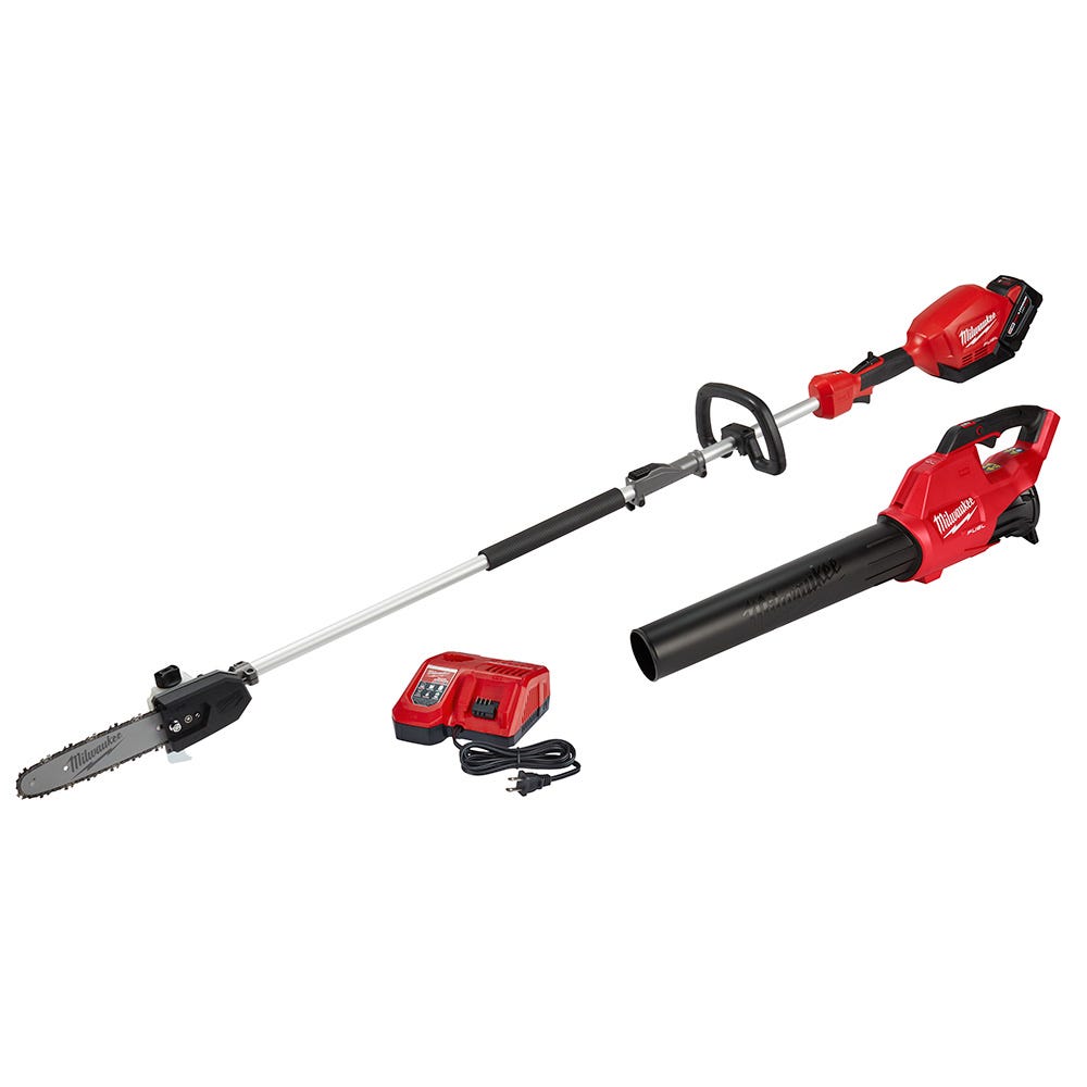 Milwaukee 2825-21PSB M18 FUEL 10" Pole Saw with M18 Blower 8.0Ah Kit
