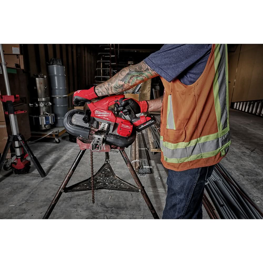 Milwaukee 2829S-20 M18 FUEL Compact Dual-Trigger Band Saw, Tool Only