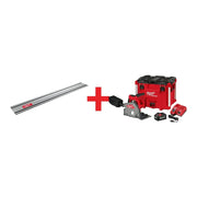 M18 FUEL 18V Lithium-Ion Brushless Cordless 6-1/2 in. Plunge Track Saw Kit with 55 in. Track Saw Guide Rail