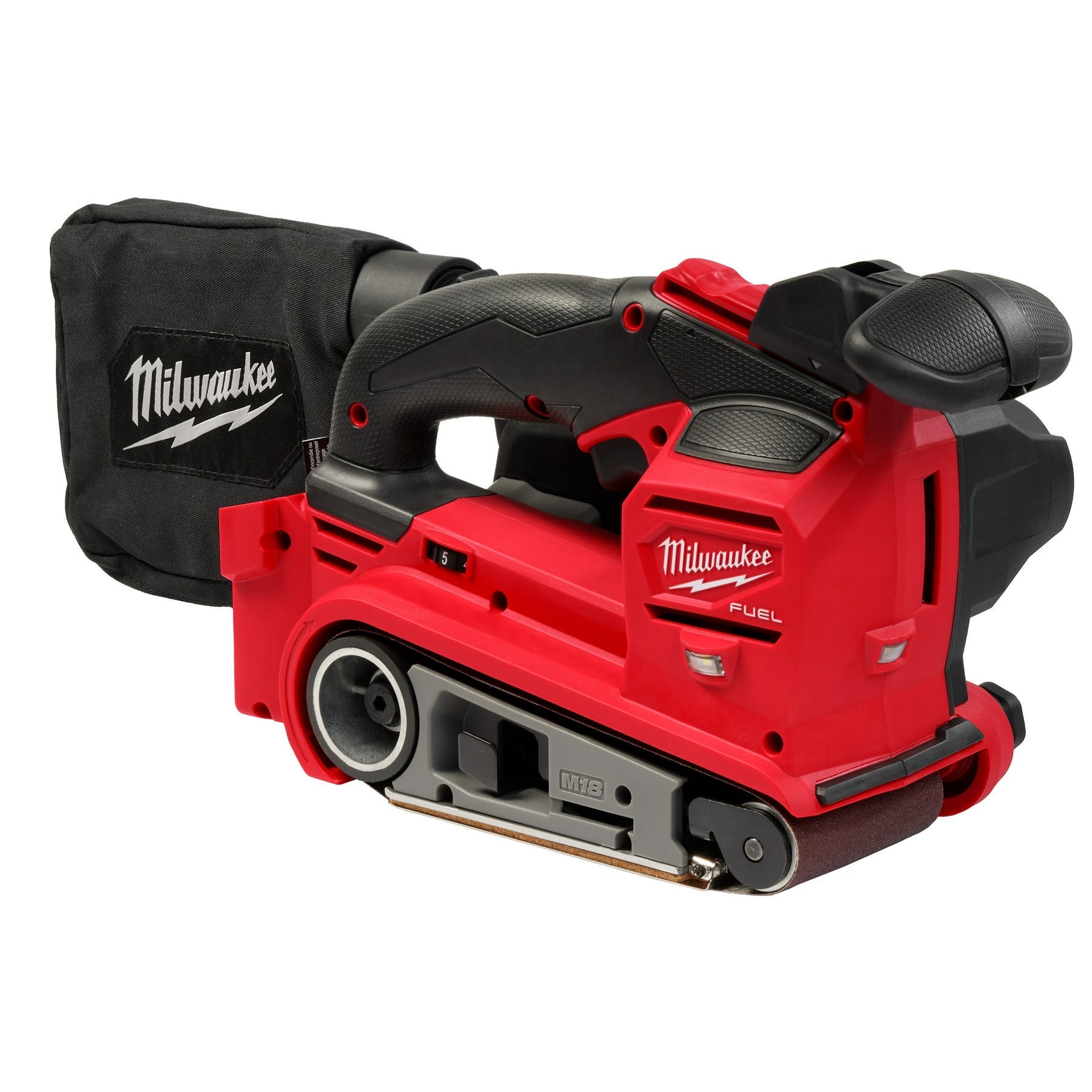 Milwaukee M18 FUEL 3-in. x 18-in. Cordless Belt Sander and Orbital Detail Sander Kit (Bare Tools)