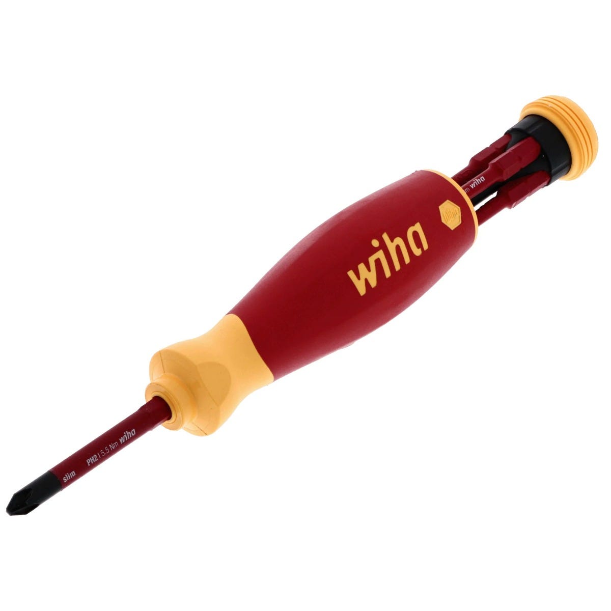Wiha 28345 6-Piece Insulated SlimLine PocketMax Multi-Driver