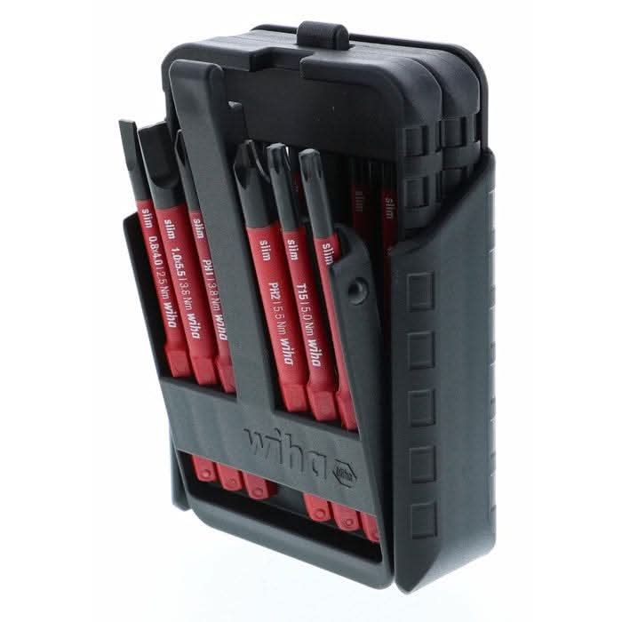 Wiha 28348 12-Piece Insulated SlimLine Blade Belt Set