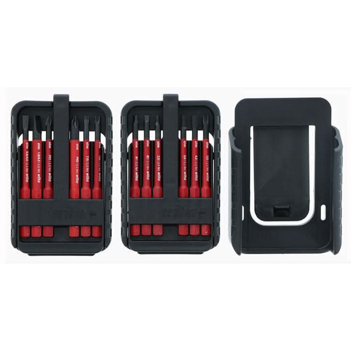 Wiha 28348 12-Piece Insulated SlimLine Blade Belt Set