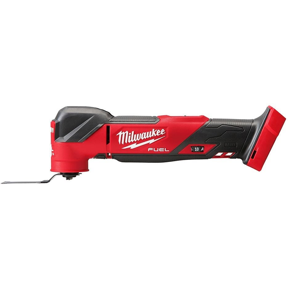 Milwaukee 2836-20 M18 FUEL Oscillating Multi-Tool, Tool Only with Open-Lok Multi-Tool Blade, Kit and 9-Pieces