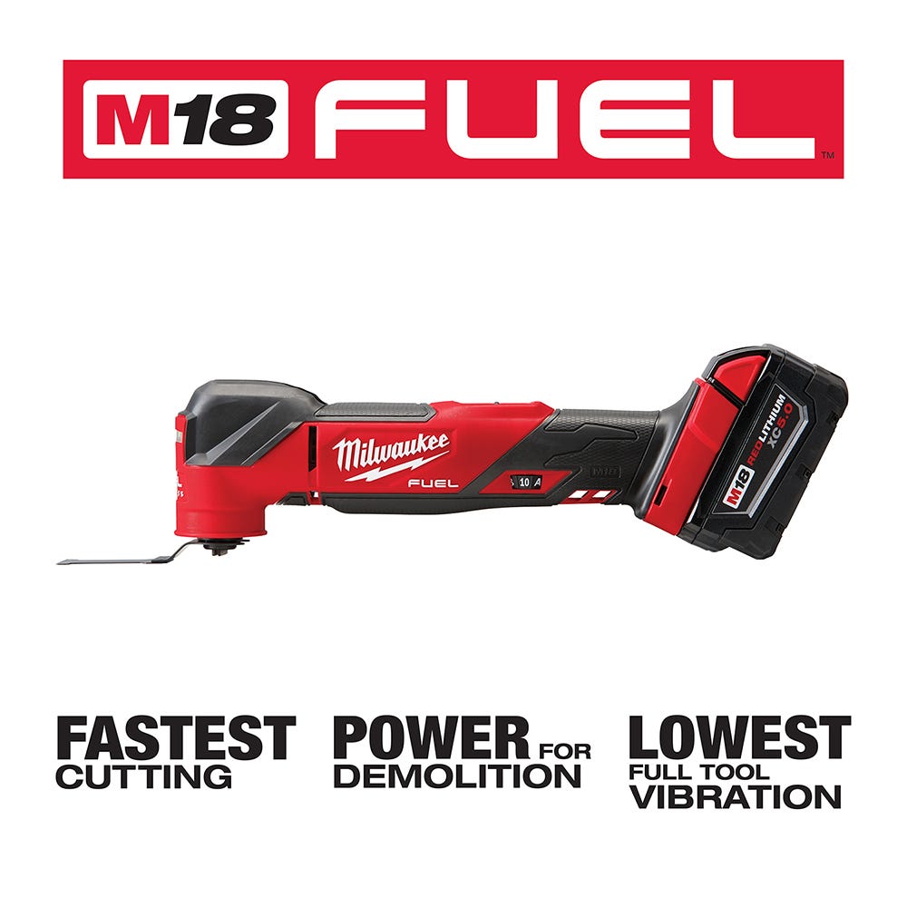 Milwaukee 2836-21 M18 FUEL Oscillating Multi-Tool 5.0Ah Kit