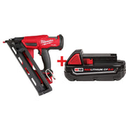 Milwaukee M18 FUEL 15-Gauge Finish Nailer with M18 2.0Ah Compact Battery Pack