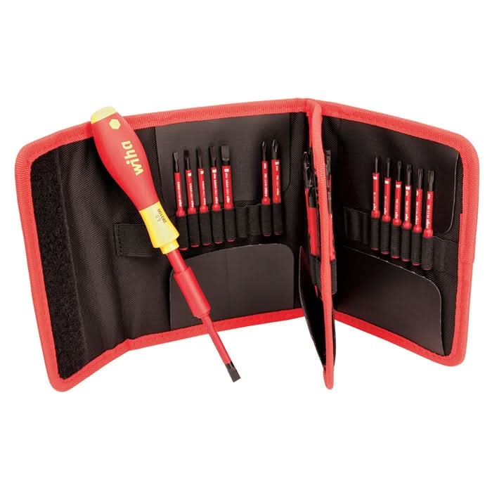 Wiha 28399 30-Piece Insulated SoftFinish SlimLine Blade Set