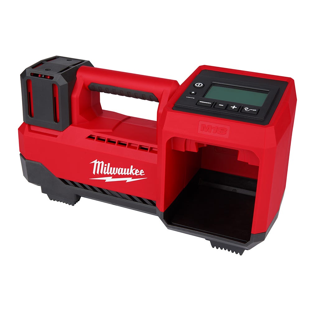 Milwaukee M18 Compact Tire Inflator with M18 REDLITHIUM HIGH OUTPUT XC 6.0Ah Battery 2-Pack