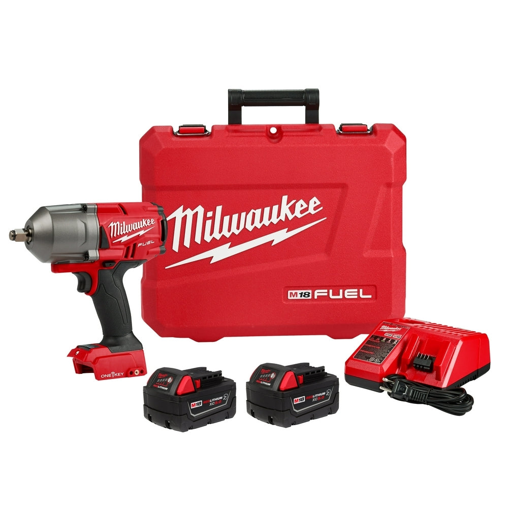 Milwaukee M18 FUEL w/ ONE-KEY High Torque Impact Wrench 1/2" Friction Ring Kit