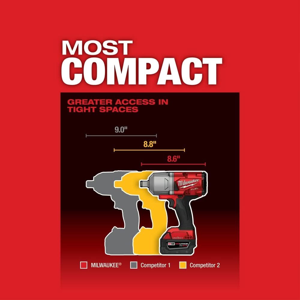 Milwaukee 2864-20 M18 FUEL w/ One-Key High Torque Impact Wrench 3