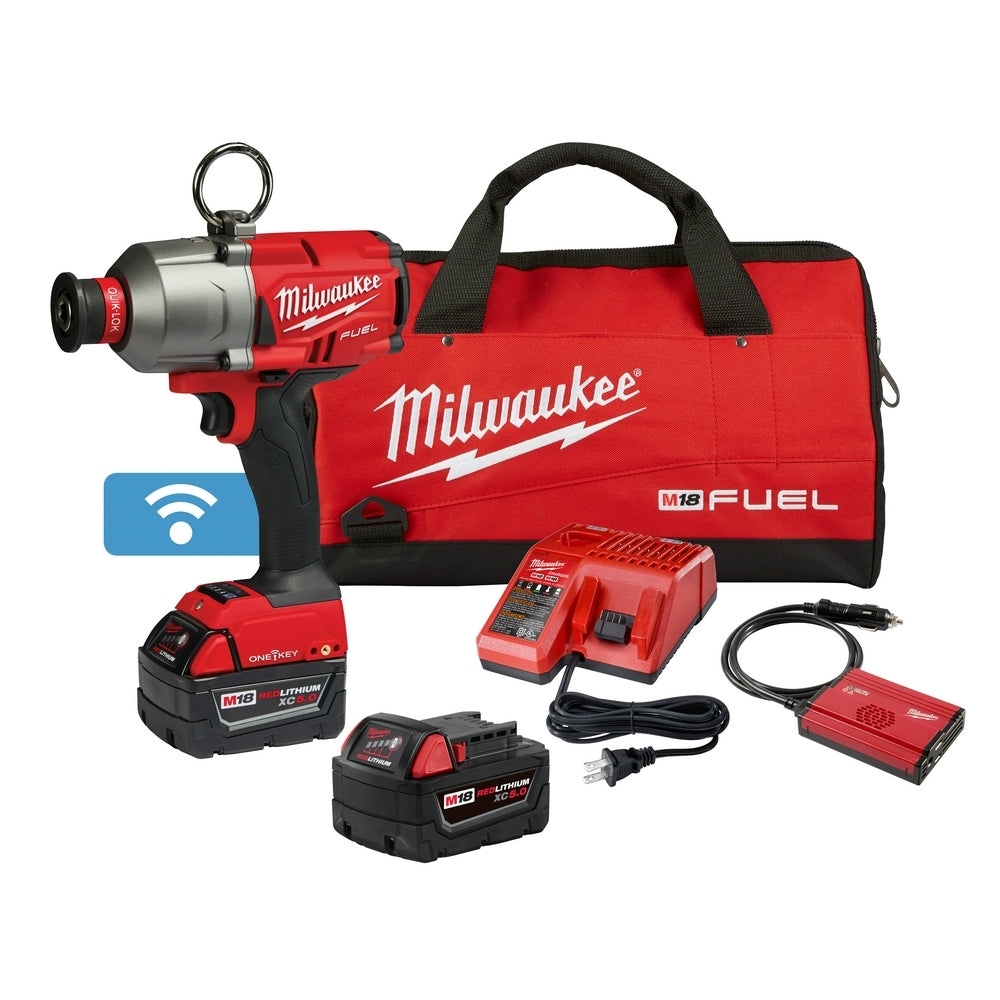 Milwaukee 2865-22 M18 Fuel 7/16" Hex Utility High Torque Impact Wrench One-Key 5.0Ah Kit
