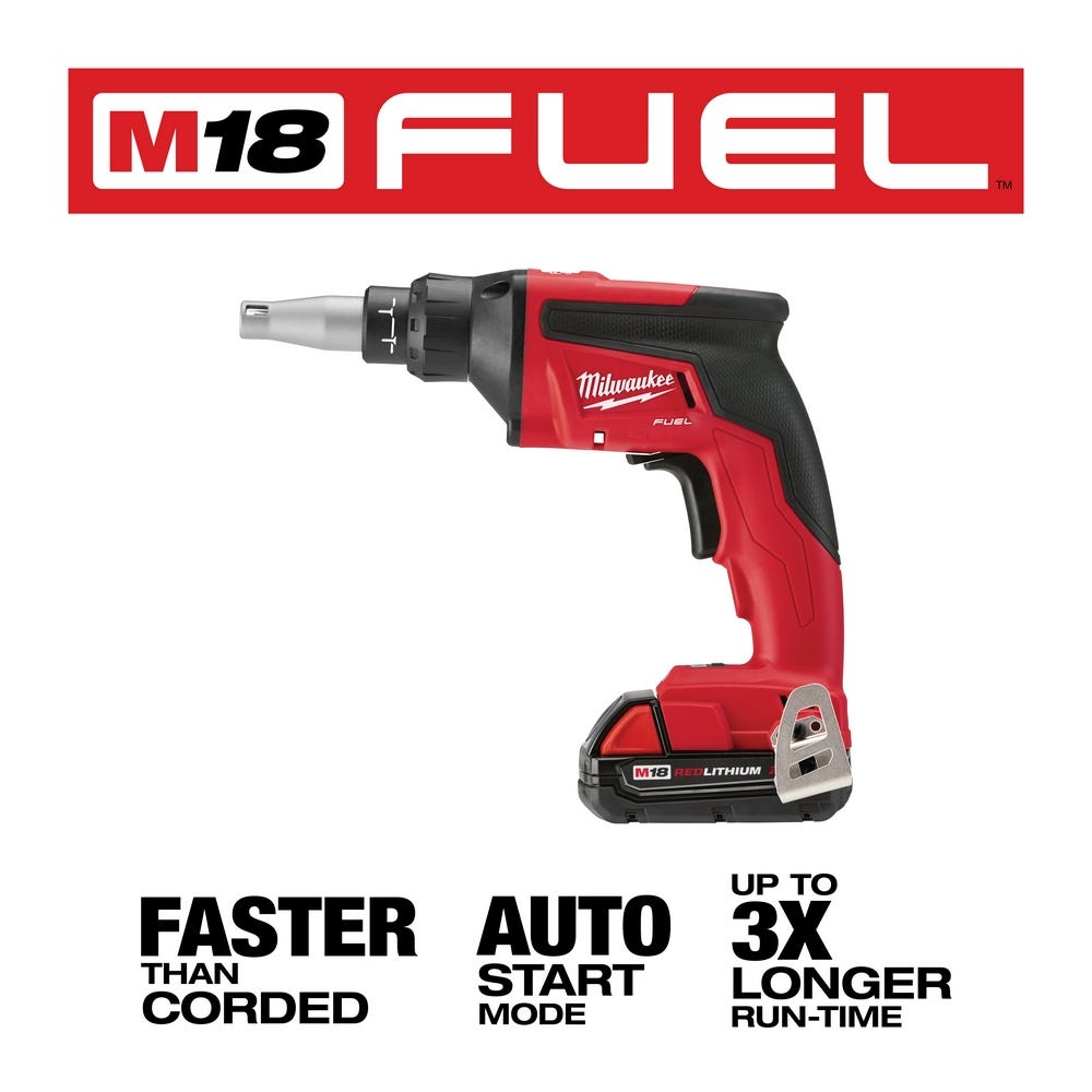 Milwaukee 2866-22 M18 Drywall Screw Gun Kit