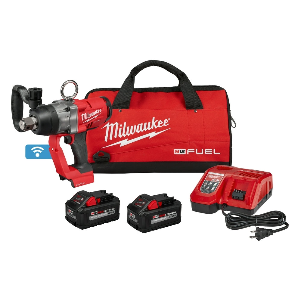 Milwaukee 2867-22 M18 FUEL Cordless Brushless 1" High Torque Impact Wrench w/ ONE-KEY 8.0Ah Kit